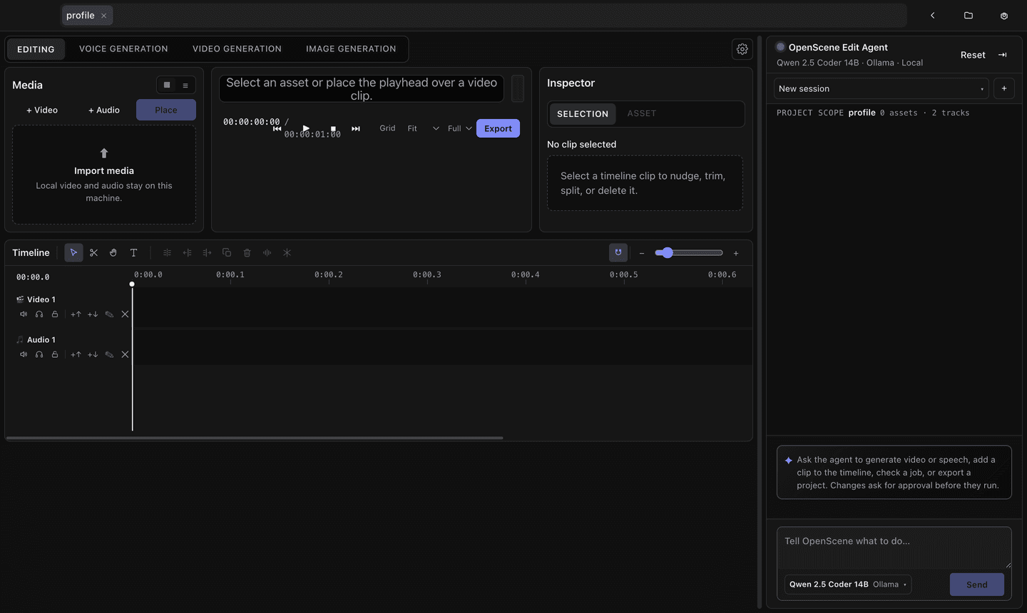 OpenScene Screenshot 1